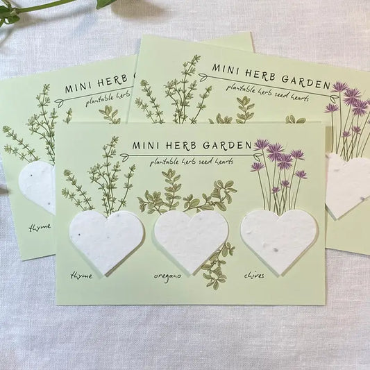 Plantable Party Favor | Mini Herb Seed Garden Pack of 8