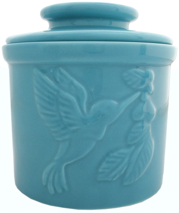 Hummingbird Butter Crock