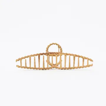 Natural Wood Hair Claw Clip