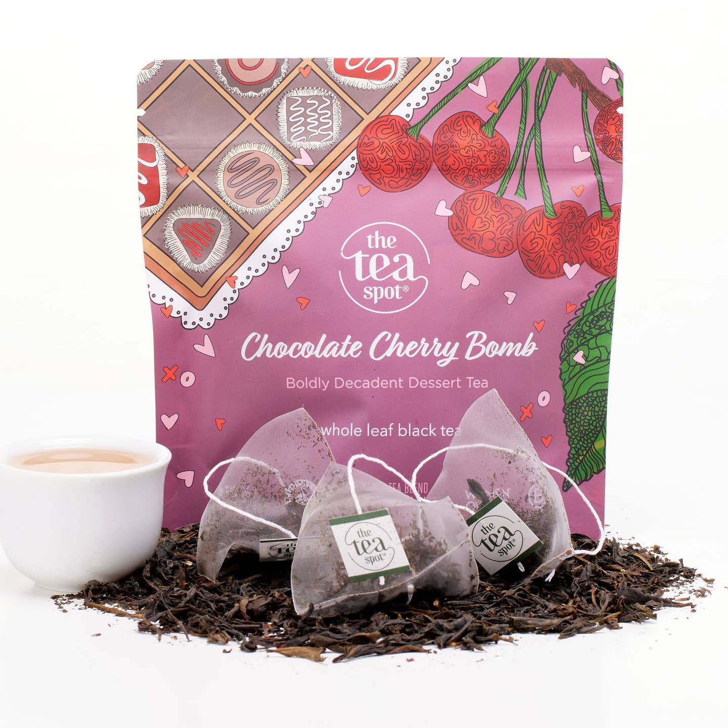 Chocolate Cherry Bomb Tea