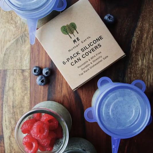 Reusable Silicone Can Covers 6-Pack