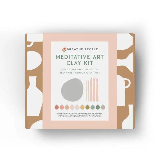 Meditative Art Clay Kit + Self-Care Meditations and Projects