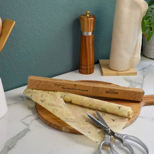 Eco-Friendly Plant-Based Wax Food Wrap Roll