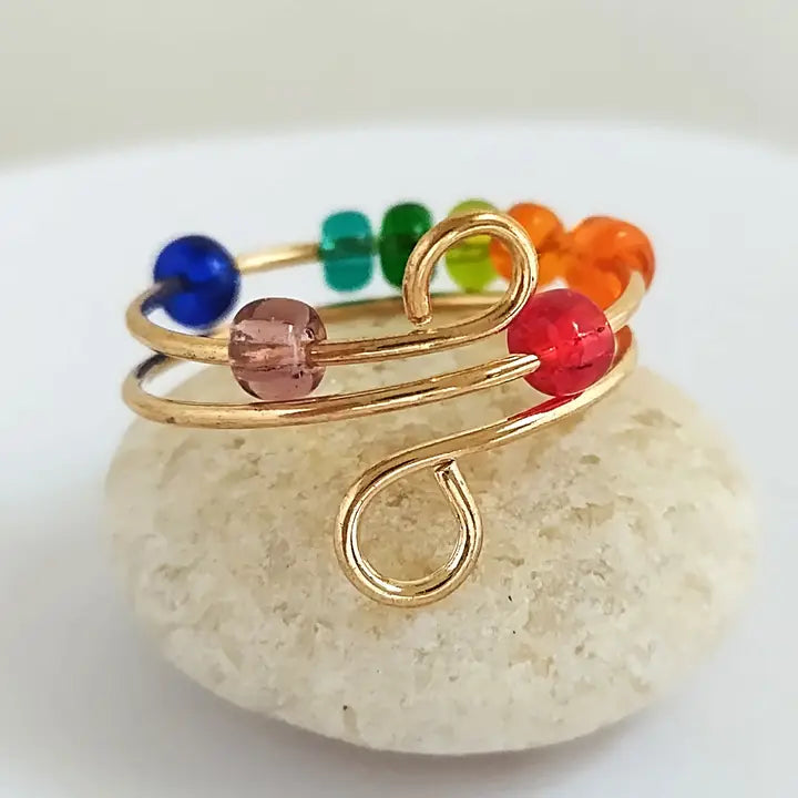 Fidget Bead Ring