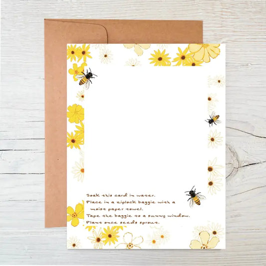 Plantable Notecard Set | Wildflower Seed Card