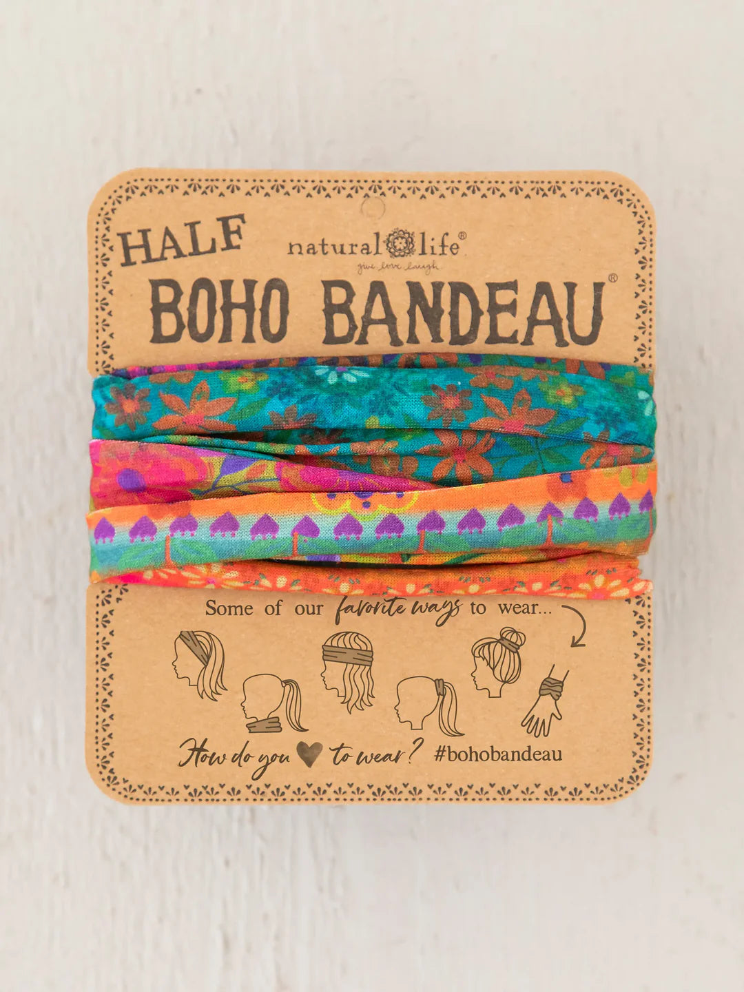 Half Boho Bandeau Headband