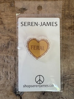 Heart-shaped Acrylic Pins