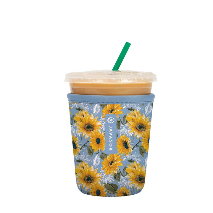 JavaSok Drink Sleeve - Sunflower Skies