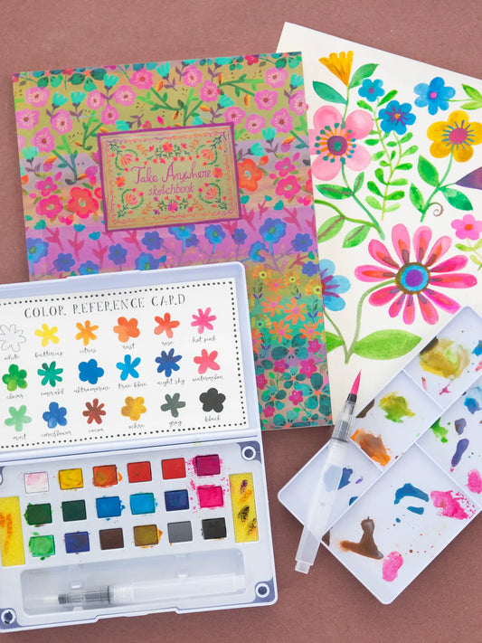 Watercolor & Sketchbook Set