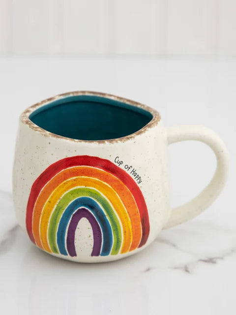 Artisan Rainbow Coffee Mug