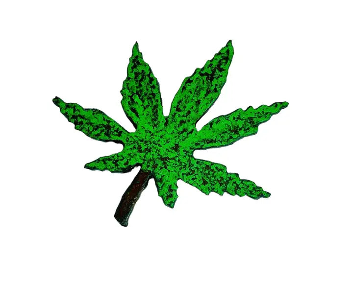 Pot Leaf Magnet Recycled