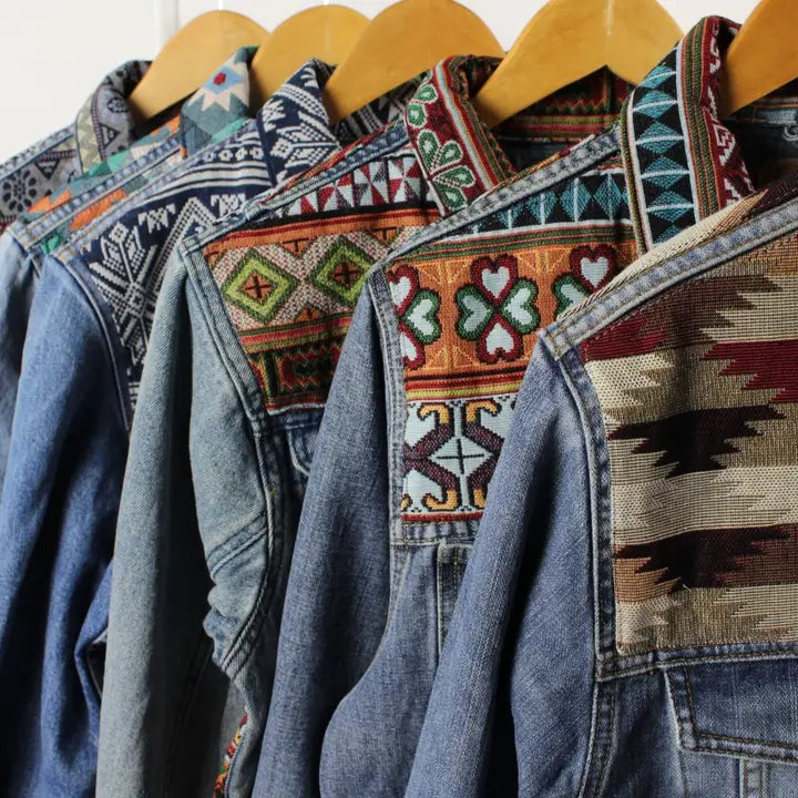 Recycled Tapestry Denim Jacket