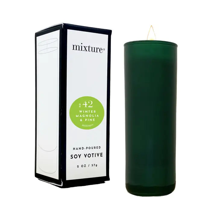 Mixture - Soy Votive Candle Winter Magnolia & Pine
