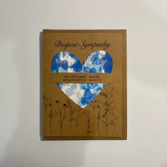 Plantable Heart Card | Sympathy Card