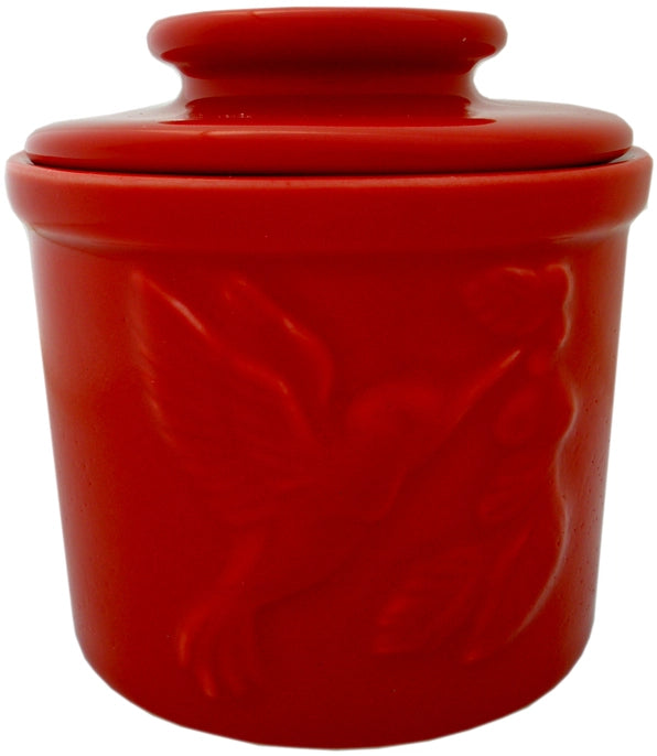 Hummingbird Butter Crock