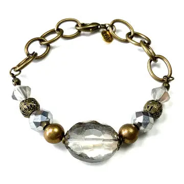 Bracelet w/Beaded Chain and Clasp