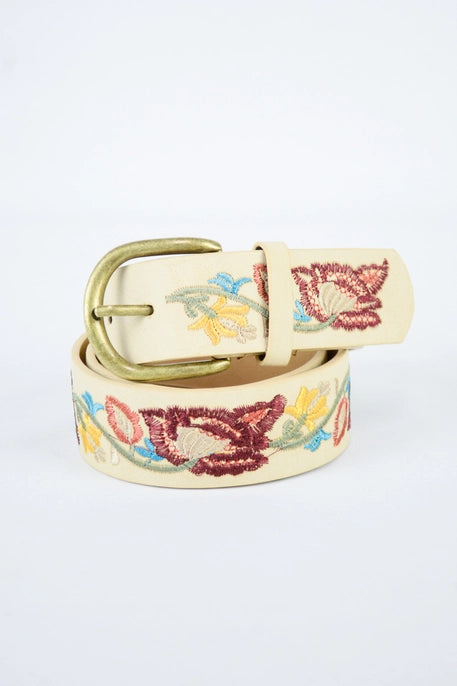 Belt | Flower Embroidered