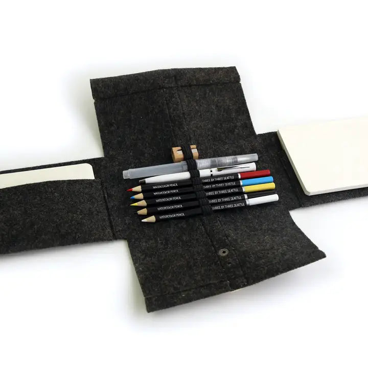 Jotblock Travel Postcard Watercolor Pencil Set