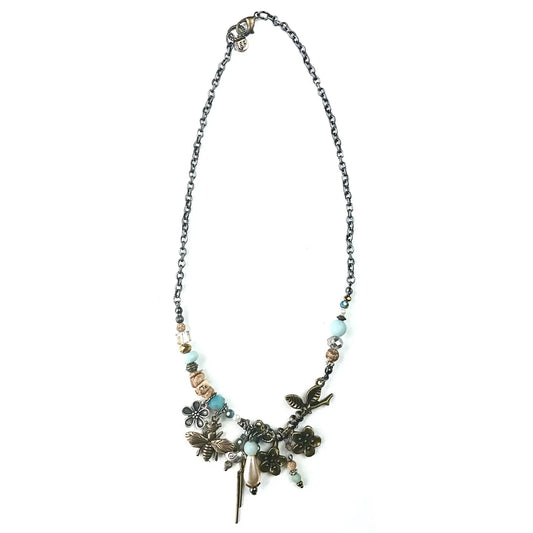 Flora Fauna Trinkets Necklace