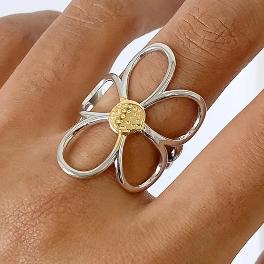 Hollow Flower Ring