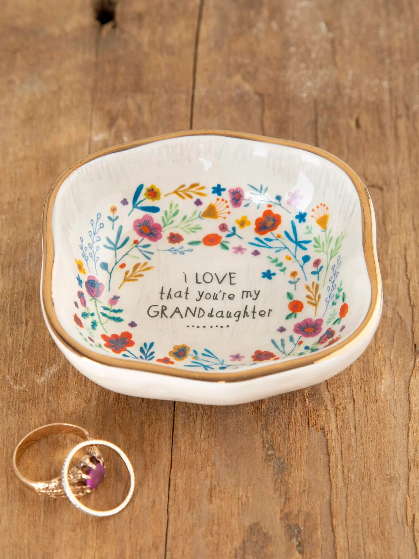 Antiqued Trinket Dish