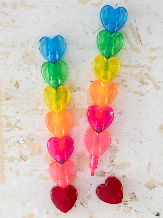 Stackable Heart Highlighters