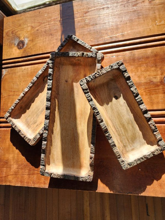 Live Edge Wood Trays