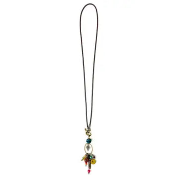 Necklace Leather Cord w/Front Toggle