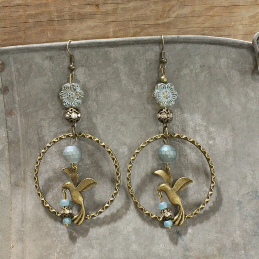 Soaring Bird Dangle Earrings