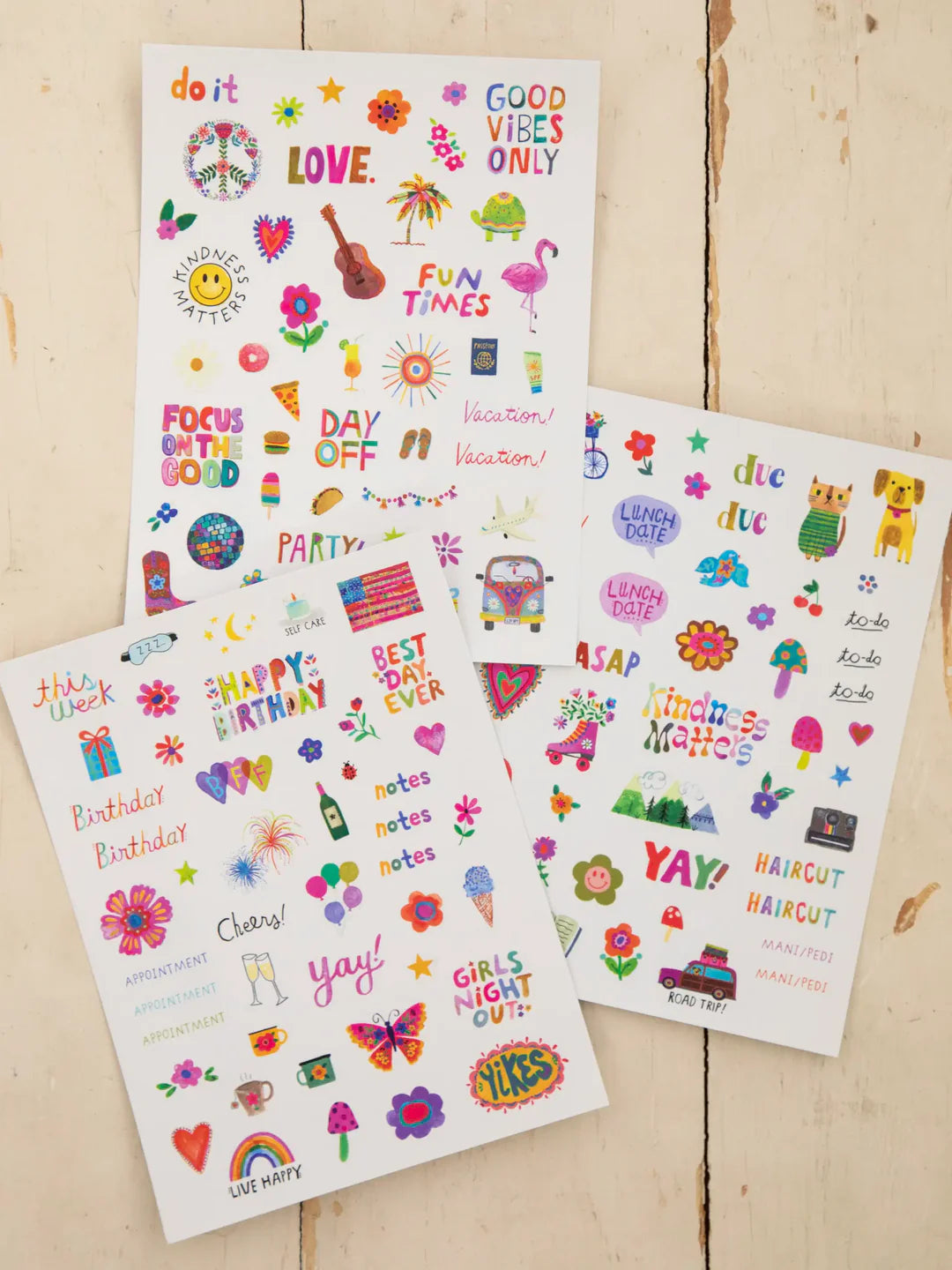 Planner Sticker Set, Set of 3
