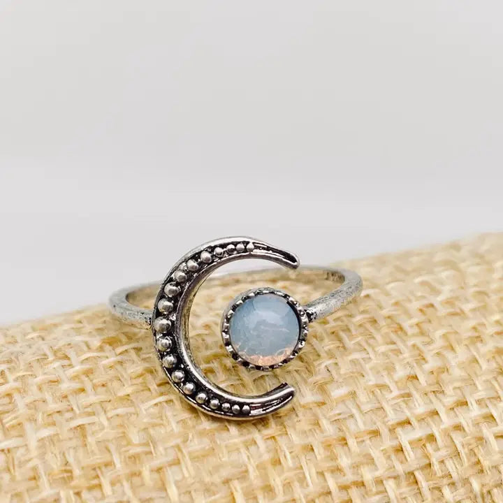 Moon Sun Adjustable Ring