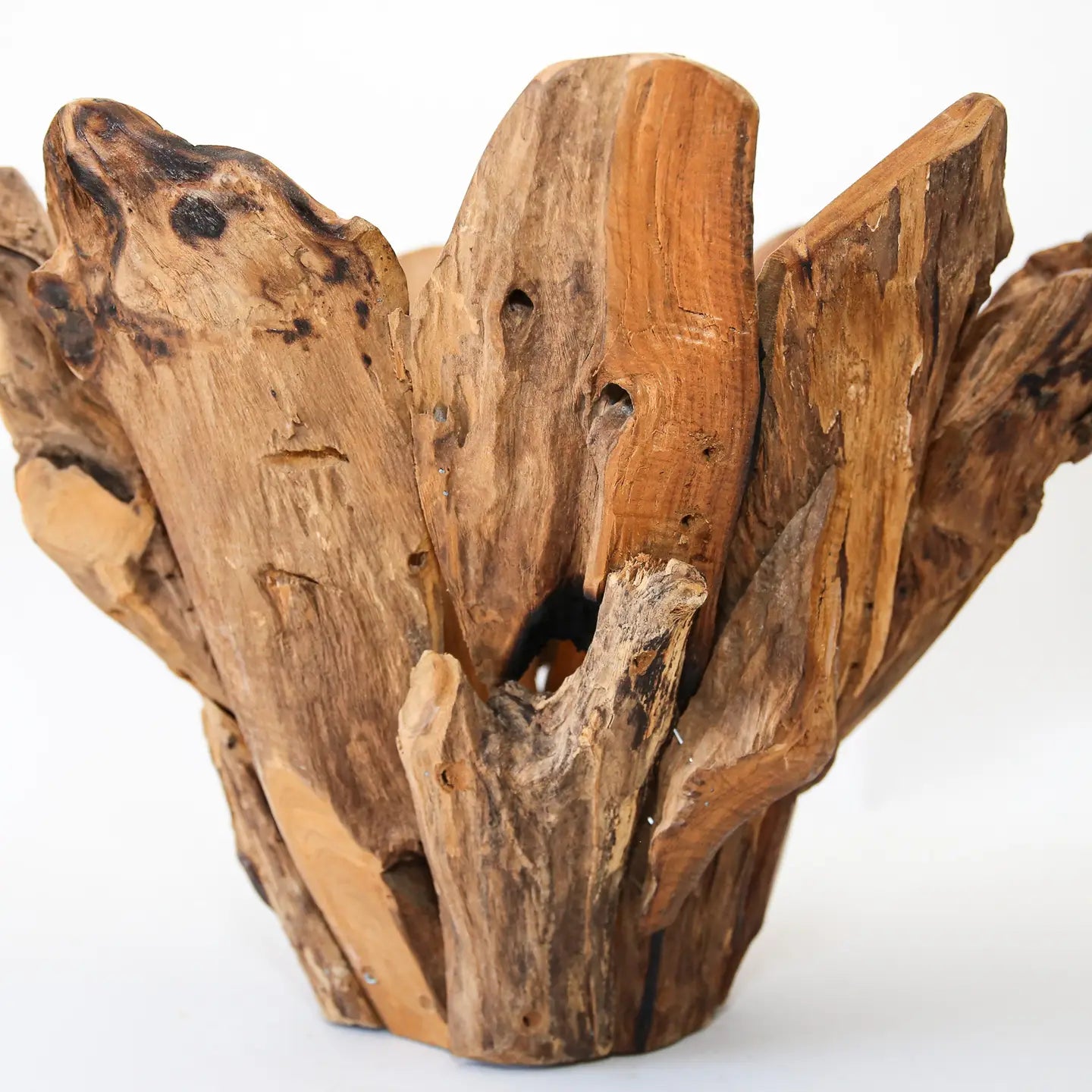 Teak Tulip Bowl 18"