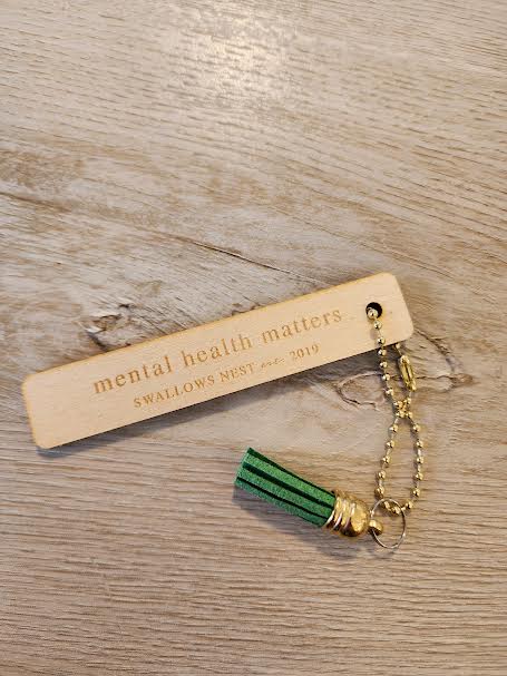 Swallows Nest Mental Health Keychain