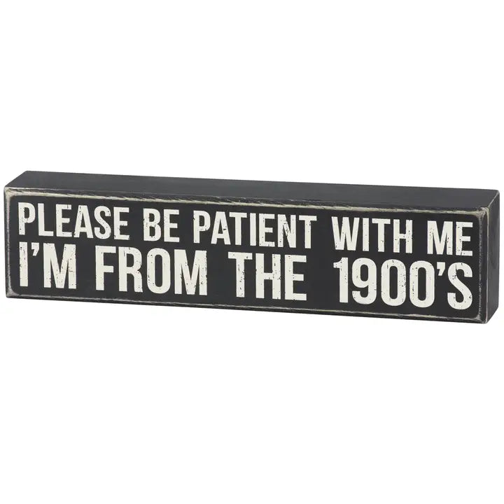 Wooden Box Signs