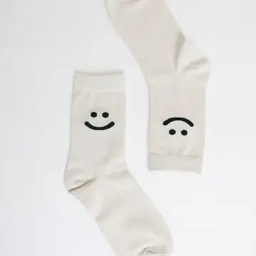 Fun Happy Face Crew Casual Socks