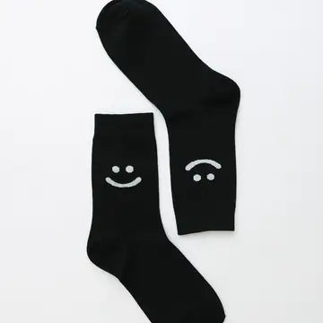 Fun Happy Face Crew Casual Socks
