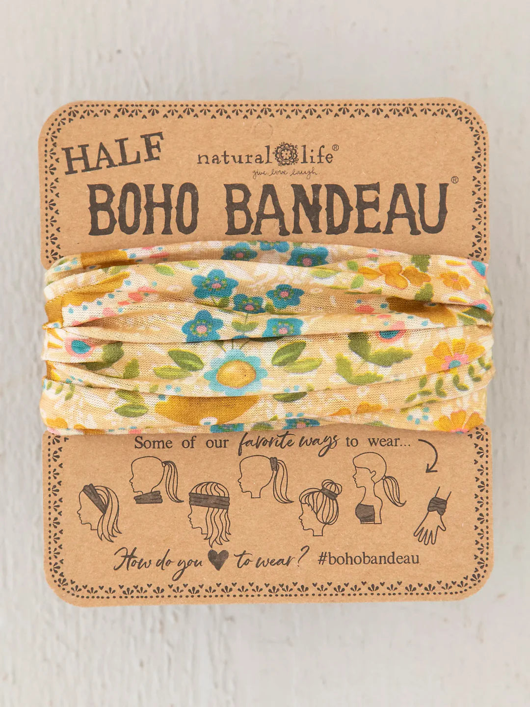 Half BOHO Bandeau Headband