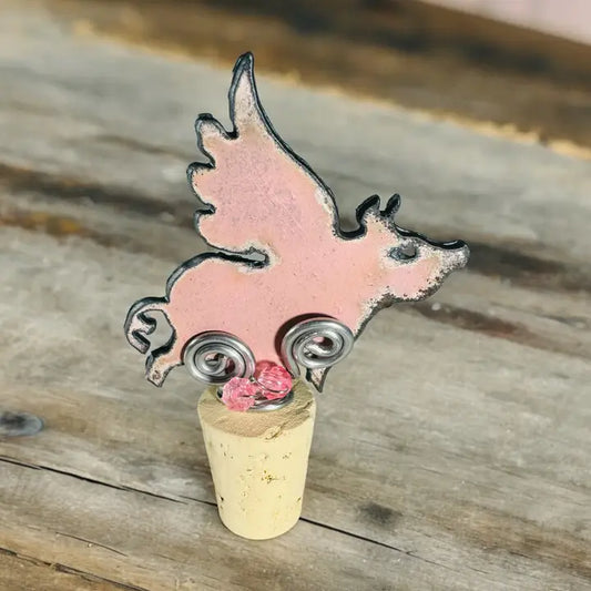 Cute Pig Wine Stopper Wine Cork Barware Cocktail Whimsical