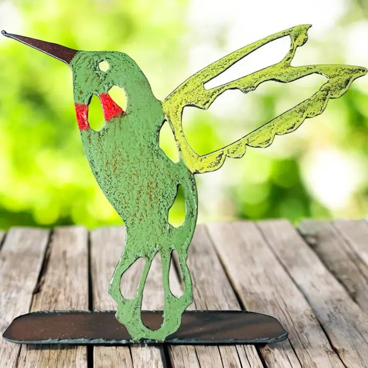 Hummingbird Standing Tabletop Garden