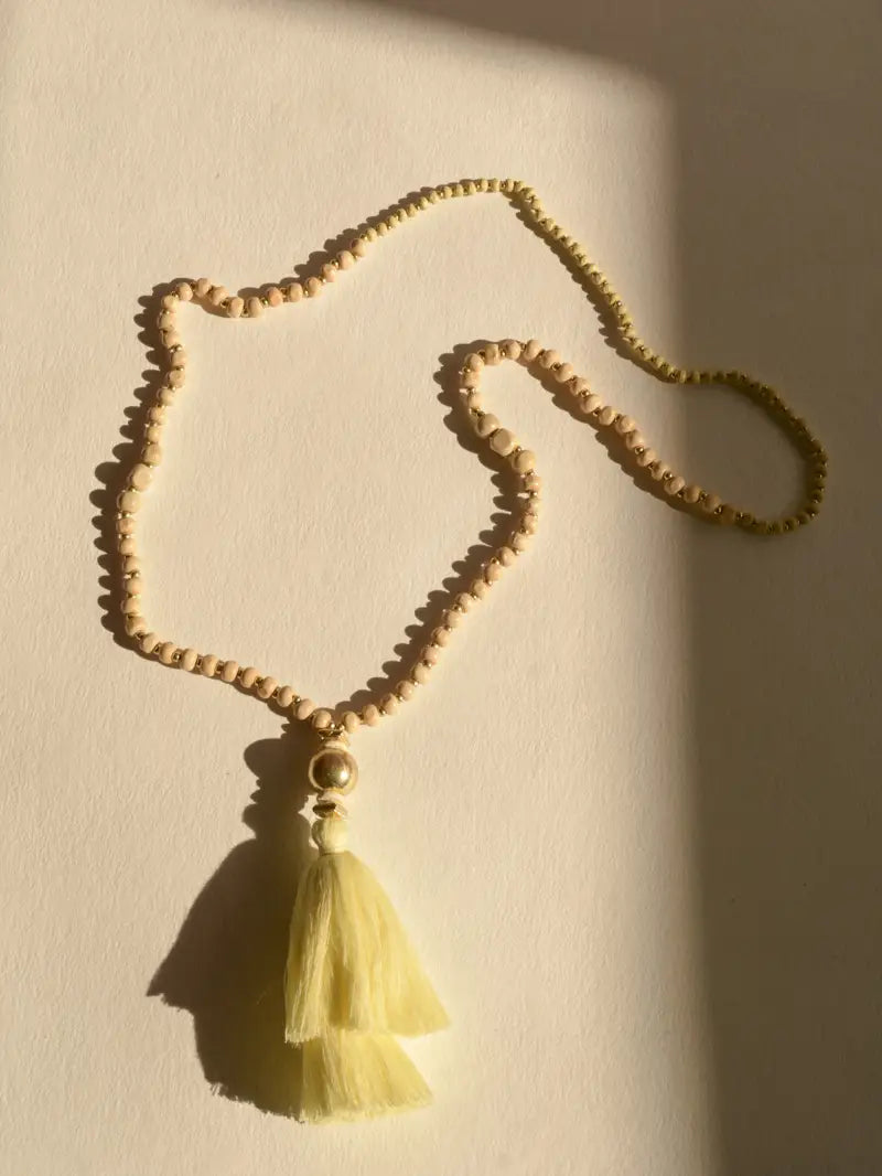 18" Bohemia Tassel Necklace