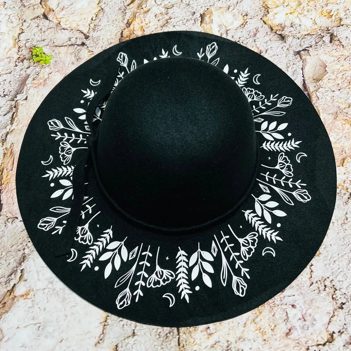 Black Floppy Felt Hat