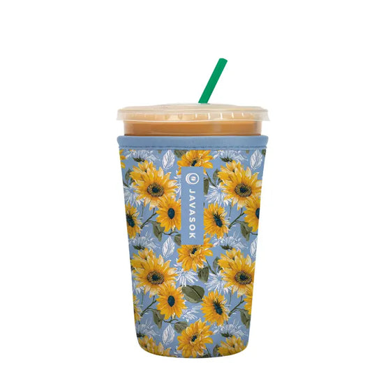 JavaSok Drink Sleeve - Sunflower Skies