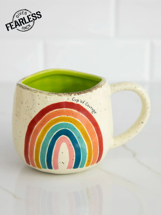 Artisan Rainbow Coffee Mug