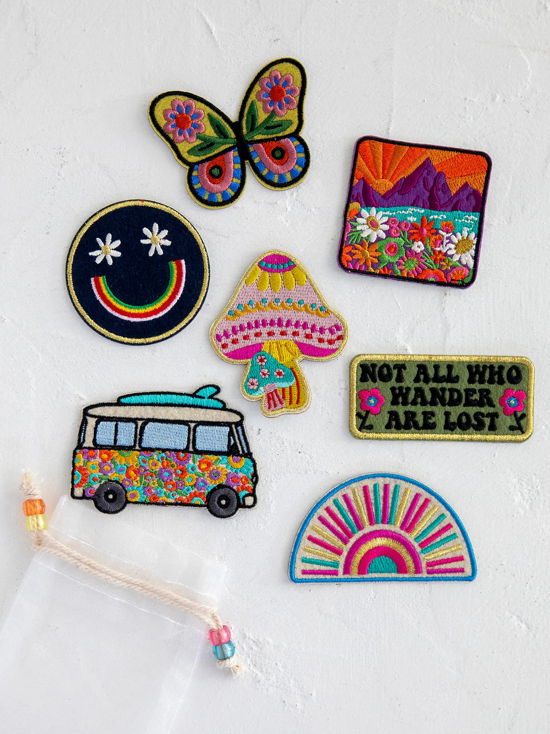 Embordered and Reusable Stick on Patches