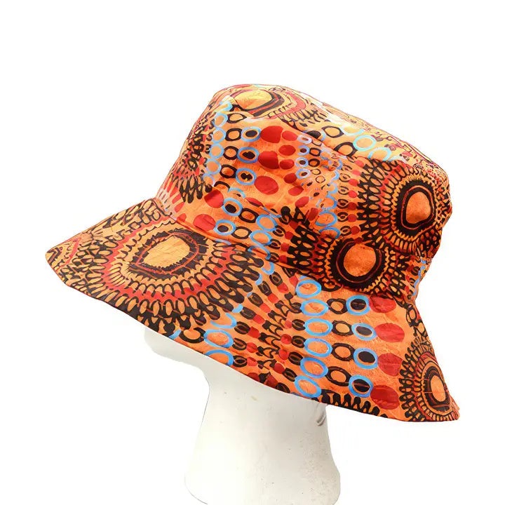 Psychedelic Print Hat - Ideal For Music Festivals