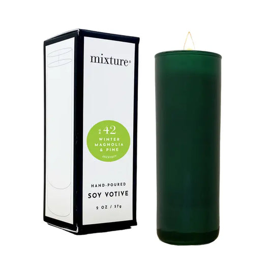 Mixture - Soy Votive Candle Winter Magnolia & Pine