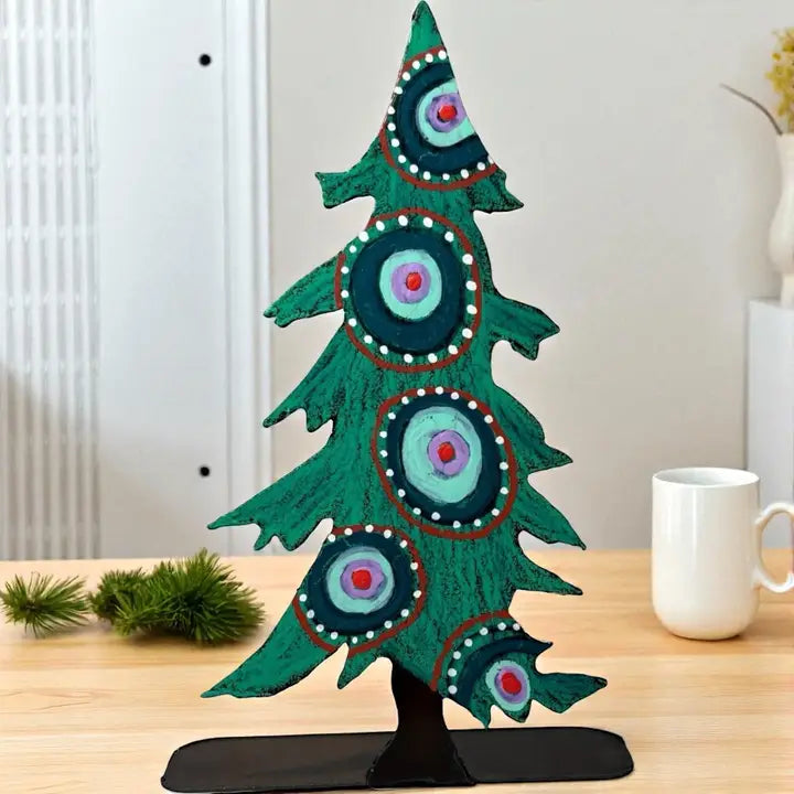 Tree Standing Bohemian Artistic Handmade Metal