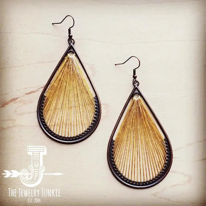 Woven Drop Earrings