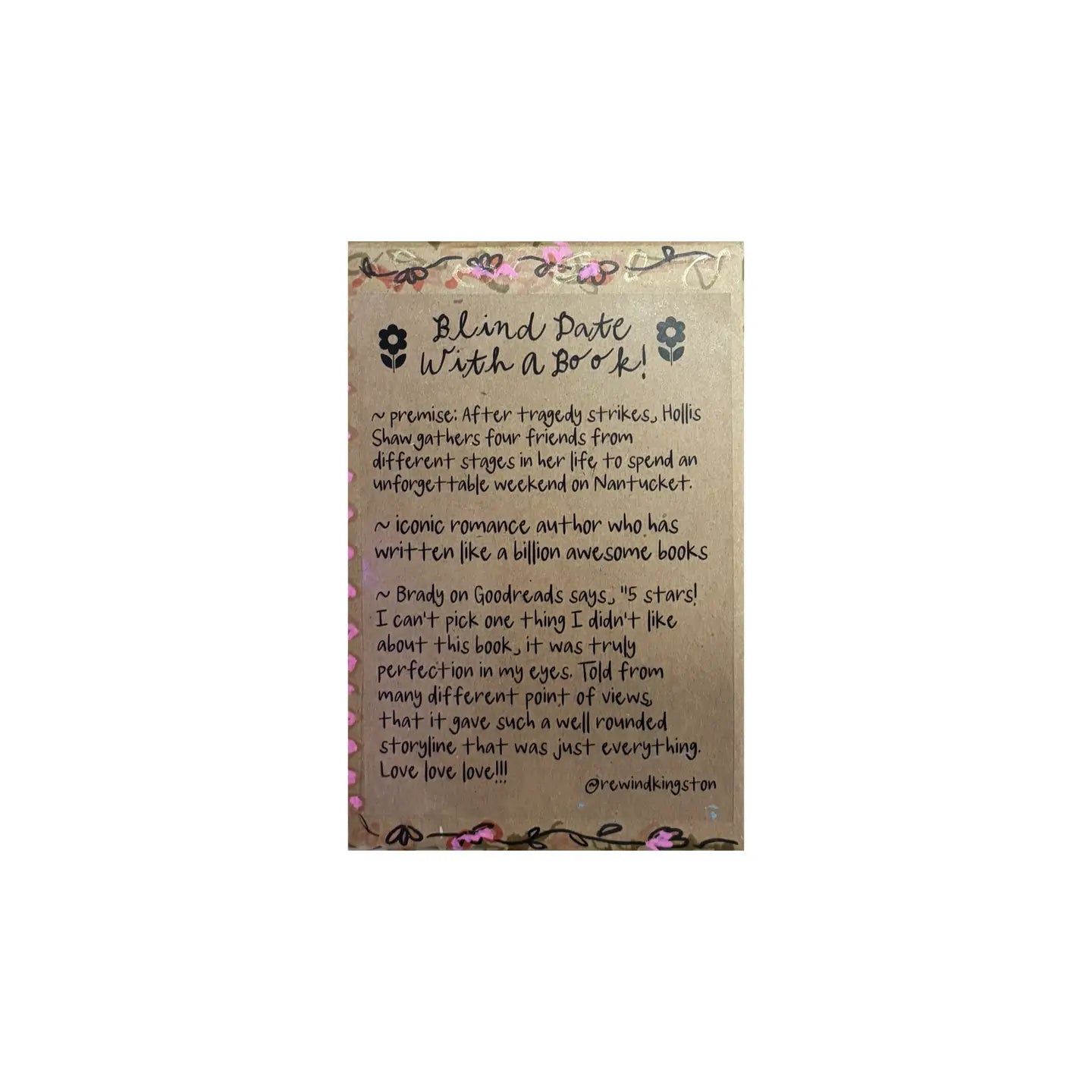 Blind Date Book
