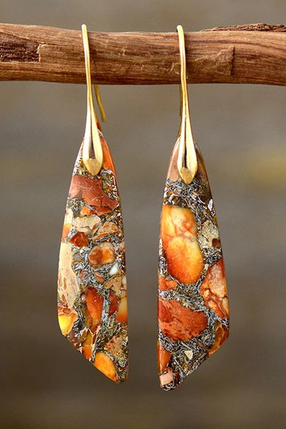 Boho Brown Shape Earrings